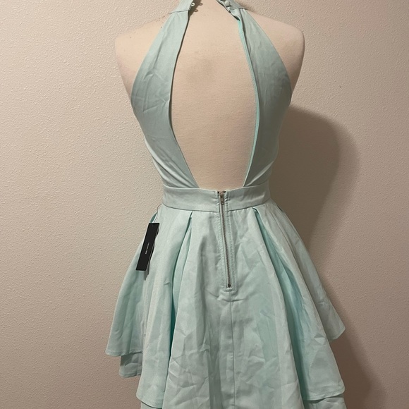 NWT Lulus Skater Dress mint green size small - Picture 4 of 6